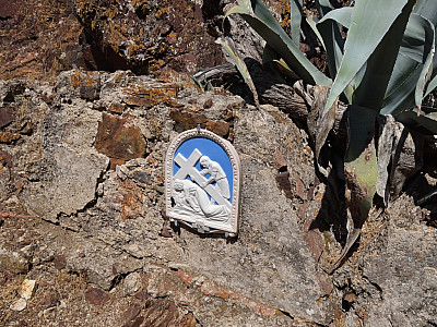 Die Keramik der Station 9 des Kreuzweges