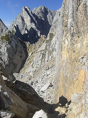 Nach Verlassen des Bandes