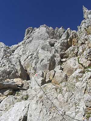 ...und Klettersteigpassagen...