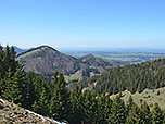 Blick aufs Alpenvorland...