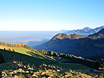 Schöner Ausblick auf den Chiemgau