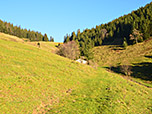 Blick zurück zum Sattel zwischen Schwarzenberg und Erlbergkopf