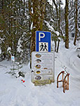 Am Wanderparkplatz Aigen