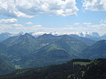 Hinten zeigt sich das Hochplateu des Tennengebirges