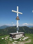 Gipfelkreuz der Loibersbacher Höhe