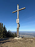 Das Gipfelkreuz der Farrenpoint