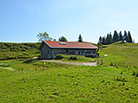 Wir passieren die Huberalm...