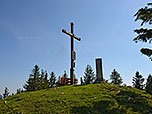 Das Gipfelkreuz der Farrenpoint