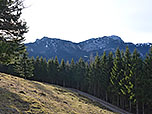 Blick zur Hochsalwand und zum Wendelstein