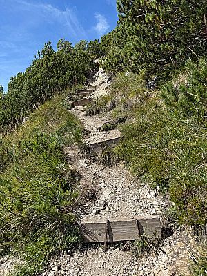 Es geht wieder steil bergauf