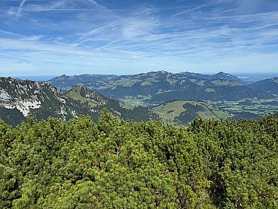 Blick über den Walchsee zum Geigelstein