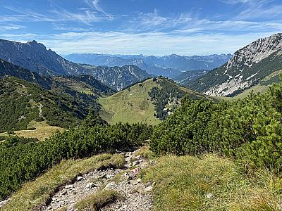 ...zum Wiesensattel...