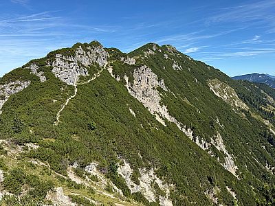 Blick zurück zum Feldberg