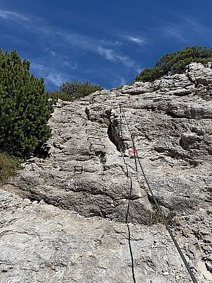 Rückblick über die gesicherte Passage