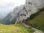 Abstieg ins Kaiserbachtal