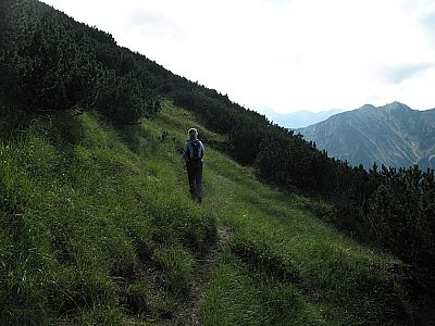 Anstieg zum Zunderkopf