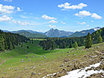 Blick zurück zur Hemmersuppenalm