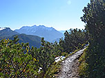 Blick zu den Loferer Steinbergen
