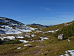 ...und halten auf die Hütte der Hochtrittalm zu