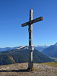 ...erreichen wir das Gipfelkreuz am Fellhorn