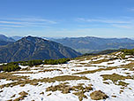 ...zum Unterberghorn sowie zu Spitzstein, Geigelstein und Kampenwand
