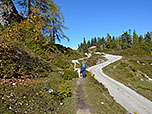 Schließlich touchieren wir den Fahrweg...