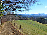 ...genießen nochmal den Blick zum Wendelstein...