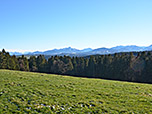 ...genießen wir nochmal den Blick zum Wendelstein