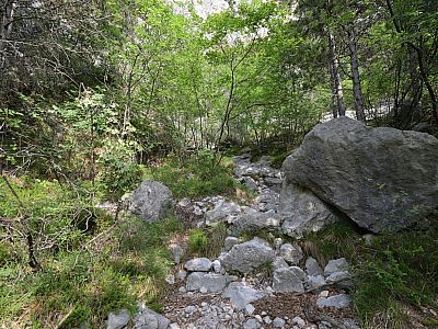 Hinter dem Industriegebiet gewinnen wir schnell an Höhe