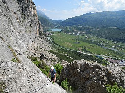 ... die Platten haben oft breite Tritte ...