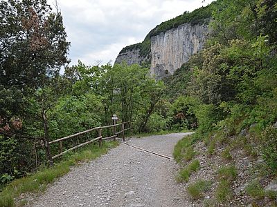 Der Weg ins Tal ist gut markiert
