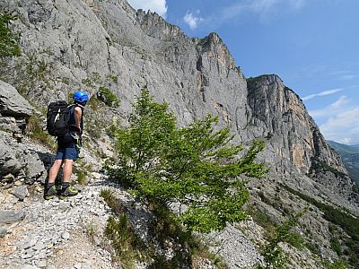 ... ein wenig später queren wir nach Norden.