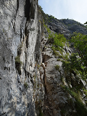 Nicht mehr ganz so steil geht es weiter