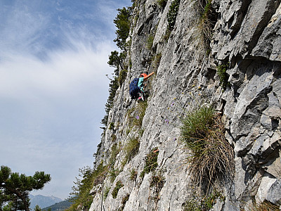 Der letzte nennenswerte Aufstieg ist nochmal steil, 