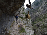 Wir läuten den Klettersteig ein