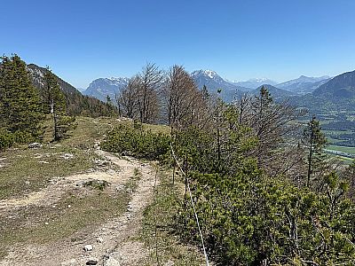 Im Osten zeigt sich das Kaisergebirge