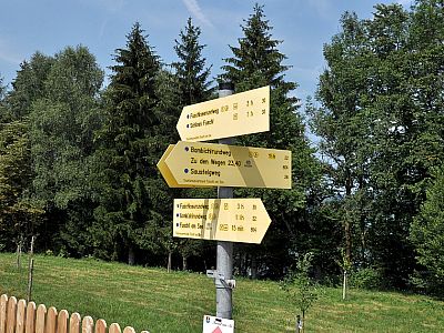 Wir wechseln die Straßenseite der B158 ...