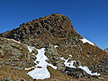 Blick zurück zum Vorgipfel