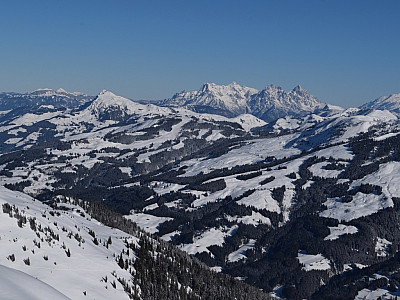 Das Kitzbüheler Horn und die Loferer Steinberge