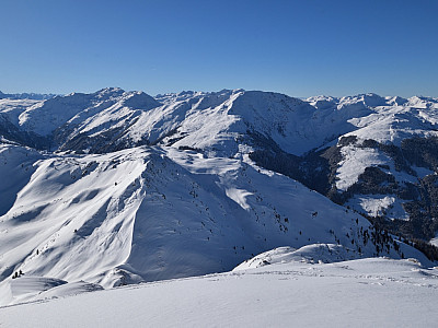Der Ausblick nach Südwesten