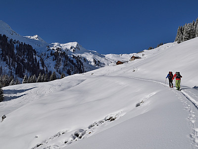 Kurz vor der Hintenkar-Niederalm