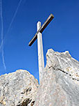 Das Gipfelkreuz am Friedenrath