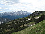 Immer wieder der Blick zur Zugspitze