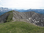 Blick vom Frieder zur Friederspitz