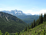 Blick zur Zugspitze