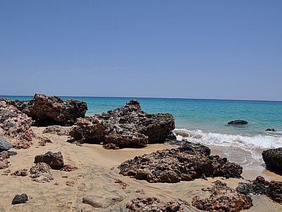 Zurück am Strand stürzen wir uns in die herrlichen Fluten des Atlantik
