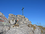 Das Gipfelkreuz am Nockstein