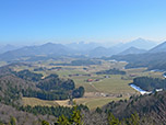 Blick hinunter zu unserem Ausgangspunkt