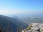 Blick auf Salzburg, leider ist es etwas diesig