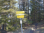 Zurück am Sattel unterhalb des Nockstein-Gipfels